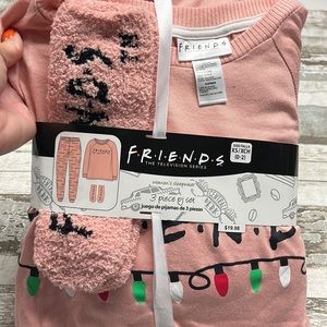 Women’s three piece friends  pajama set